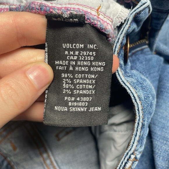 Volcom Skinny Jeans size 9 - Picture 5 of 10